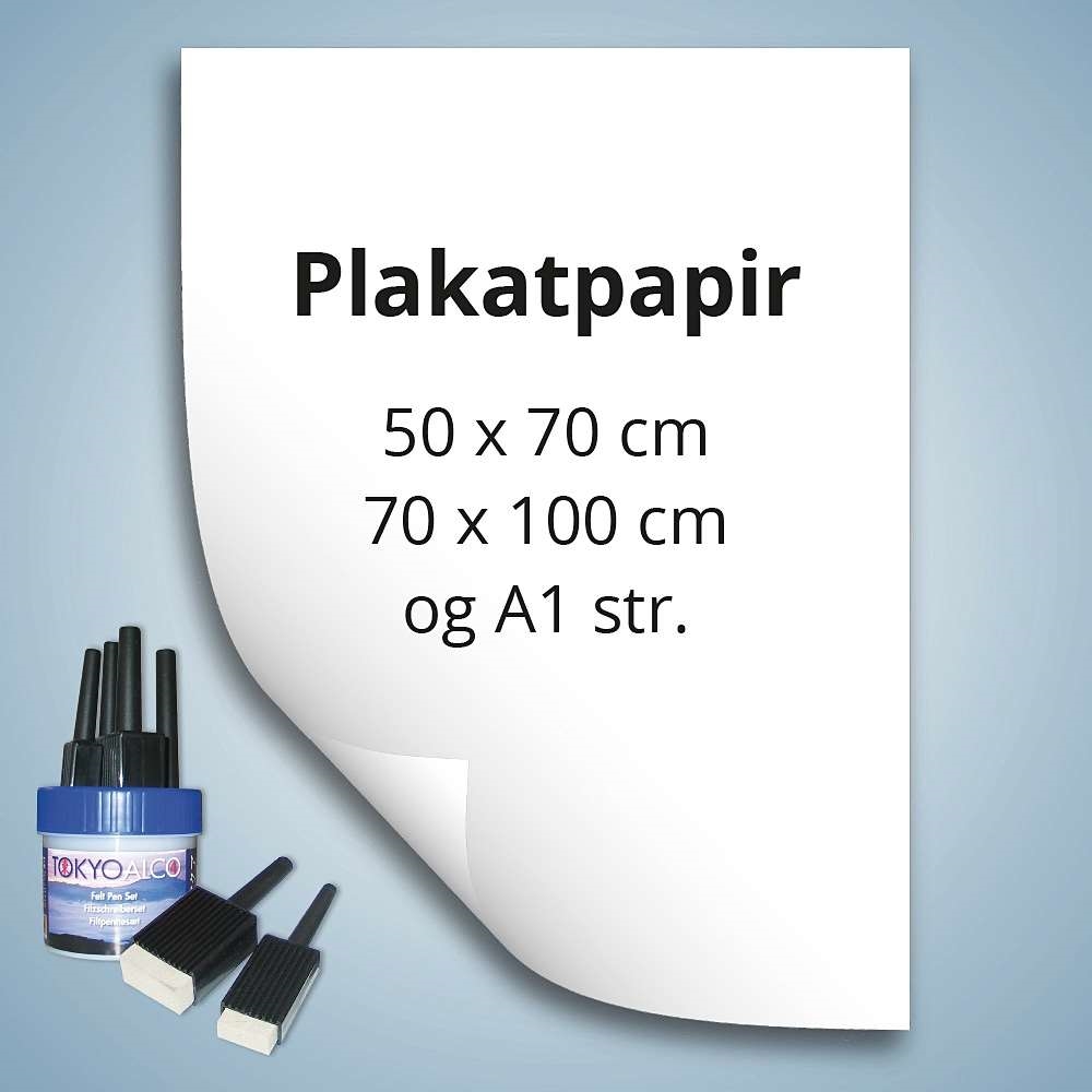 Posterpapier weiß