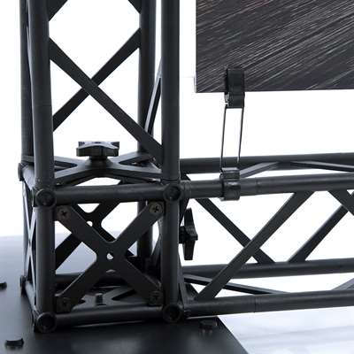 Crown Truss 10 U-Form 3 x 3 m - Schwarz