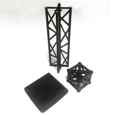Crown Truss L-Shape 3 x 6 m, 10 x 10 cm, schwarz