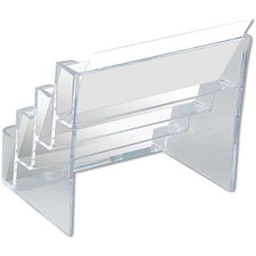 Multi-Visitenkartenhalter X4 – Transparent