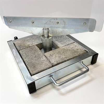 Outdoor Spin-Sign Kundenstopper - 40x79 cm - weiß