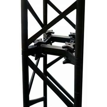 Crown Truss 15 Messewand mit Banner - schwarz