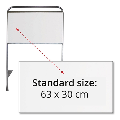 Logoplatte 62,5 x 29,8 cm für Estate Sign Standard