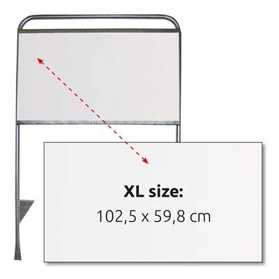 Logoplatte 102,5 x 59,8 cm für Estate Sign XL