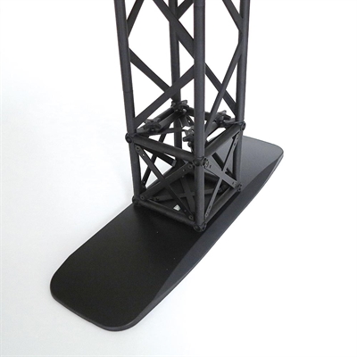 Crown Truss 15 3-teilige Messewand – schwarz