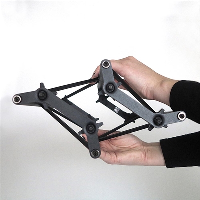 Crown Truss 15 3-teilige Messewand – schwarz