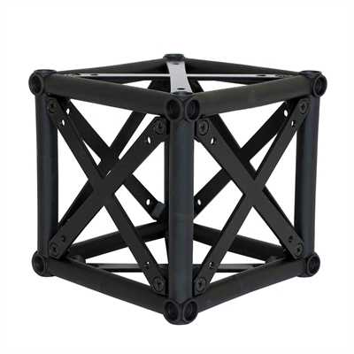 Crown Truss 15 3-teilige Messewand – schwarz