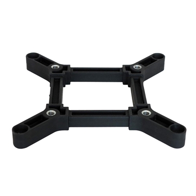 Crown Truss 15 3-teilige Messewand – schwarz
