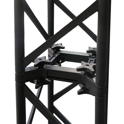 Crown Truss 15 3-teilige Messewand – schwarz