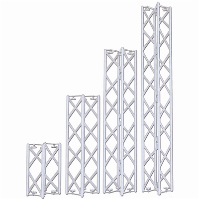 Crown Truss 15 3-teilige Messewand – weiß