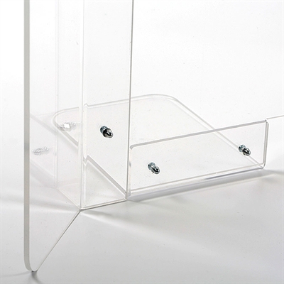 Hygieneabschirmung für Tisch, 90 x 65 cm