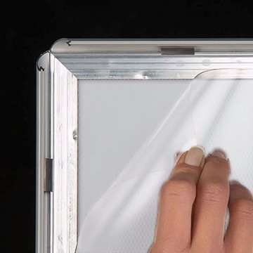 Klapprahmen mit 15mm Aluminiumprofil, silber