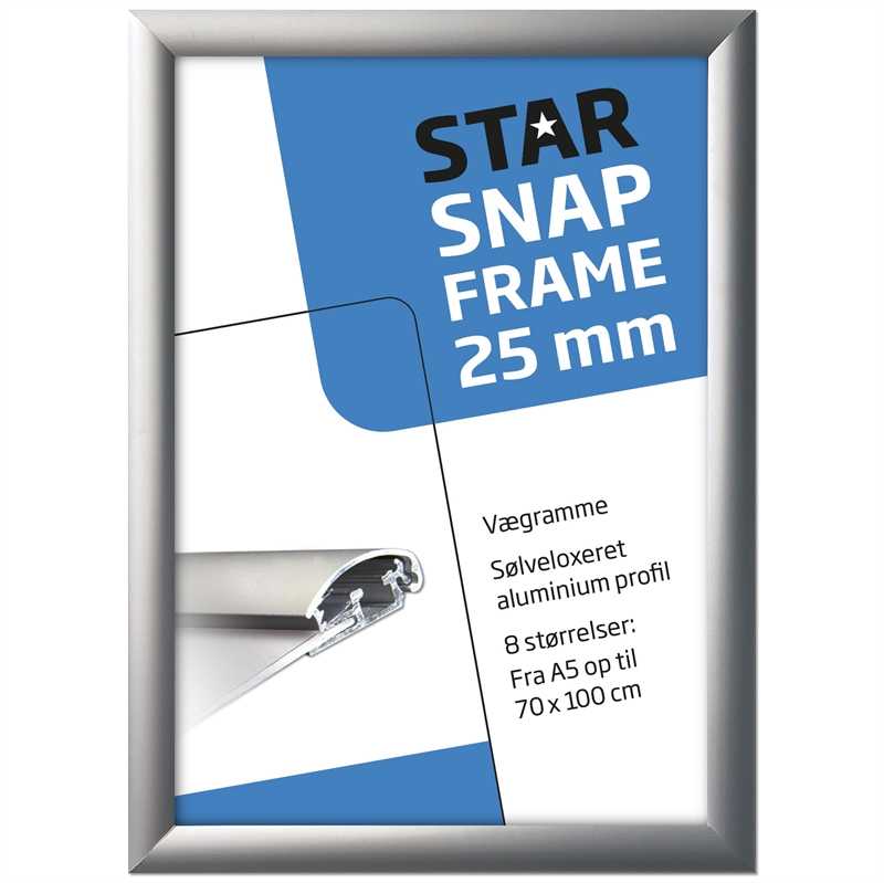 Plakatrahmen mit 25 mm Profil