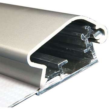 Klapprahmen mit 32mm Aluminium-Flachprofil, silber – 50 x 70 cm