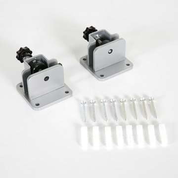 Universal-Klemmsatz für Hygieneabschirmung, 2 Plattenhalter für Wand oder Decke