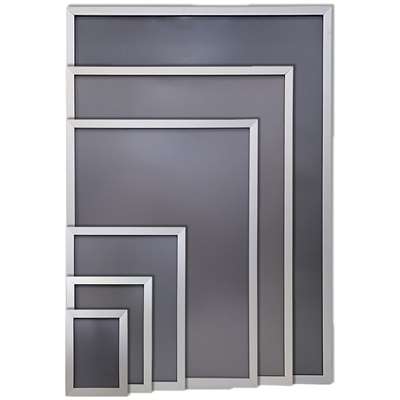 Alu-Klapprahmen silber, 20 mm Flachprofil