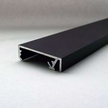 CROWN Klapprahmen mit 33mm Aluminium-Flachprofil, schwarz – 50 x 70 cm