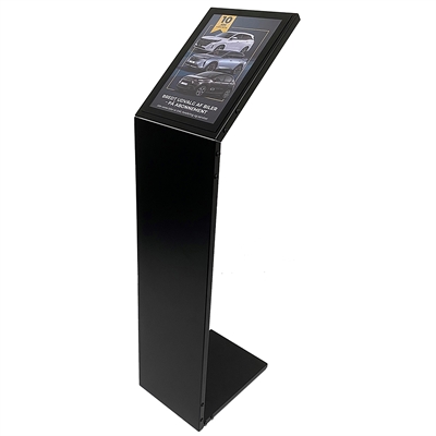 Infostand Curved schwarz A3