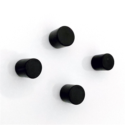Superstarke Magnete in schwarz, 4 Stück