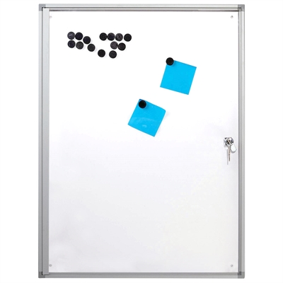 Infobox magnetisch mit Schloss - 4xA4