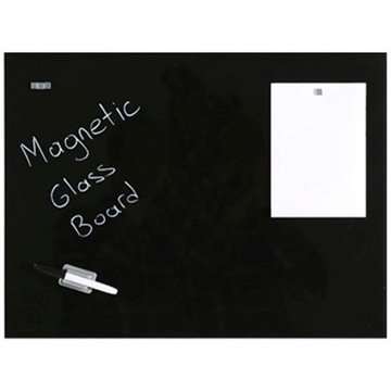 Magnetische Glastafel, schwarz - 40x60 cm