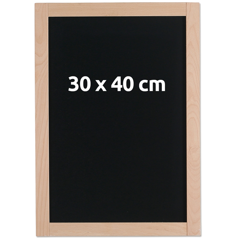Kreidetafel mit 38mm Holzrahmen – 30 x 40 cm