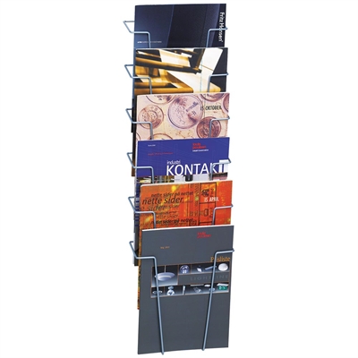 Prospekthalter für die Wand – 6xA4 – 21x29,7 cm
