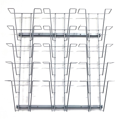 Prospekthalter für die Wand – 15xA4 – 21x29,7 cm