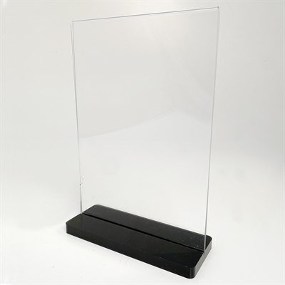 Black Bottom Menükartenhalter vertikal – A4 – 21 x 29,7 cm – schwarz