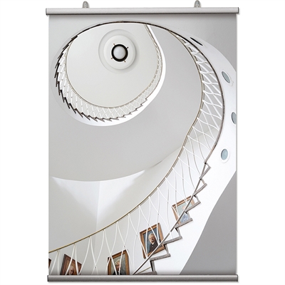 Kunststoff-Klemmprofil 4cm. für Poster Hanger, klar