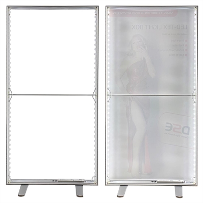  LED-TEX Leuchtkastenständer doppelseitig, 85x200cm