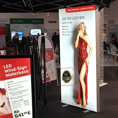  LED-TEX Leuchtkastenständer doppelseitig