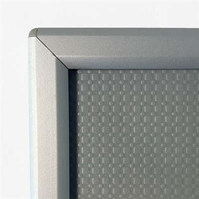 Opti Klapprahmen mit 14mm Aluminiumprofil, silber