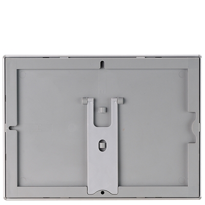 Foto-Klapprahmen mit 25mm Aluminiumprofil, silber – A4