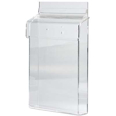 Outdoor-Prospekthalter box aus Acryl, vertikal, A5