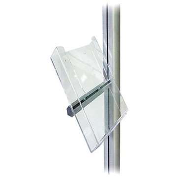 Multi Stand Prospekthalter aus Acryl mit Aluminiumhalterung