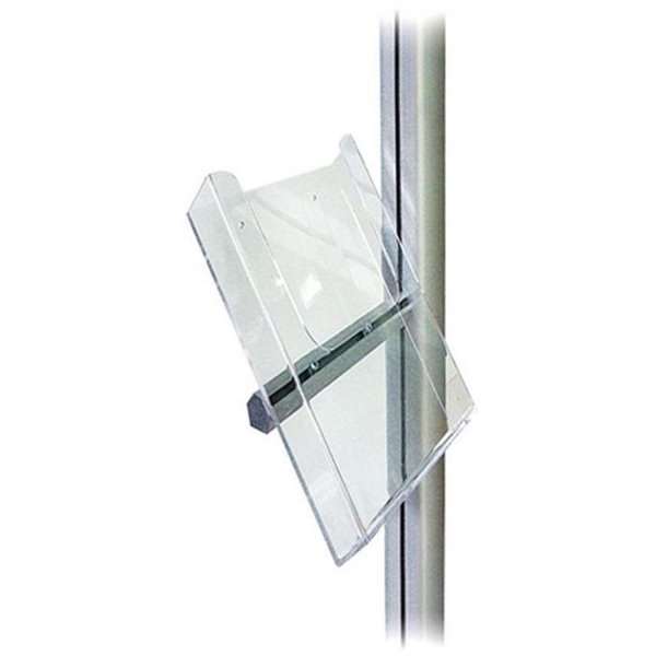 Multi Stand Prospekthalter aus Acryl mit Aluminiumhalterung