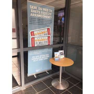 Classic Roll-up, einseitig, 85 x 200 cm – Silber