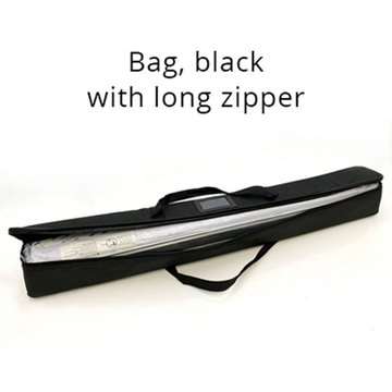 Business Roll-up, einseitig, Kassette, 85 cm, Aluminium in Tasche mit Längsreißverschluss