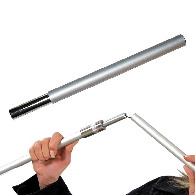 Verstellbare Stange, Alu/Silber, 190-220 cm für Quickbanner