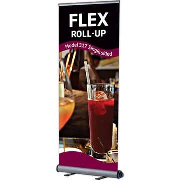 Flex-Roll-up, einseitig, Kassette