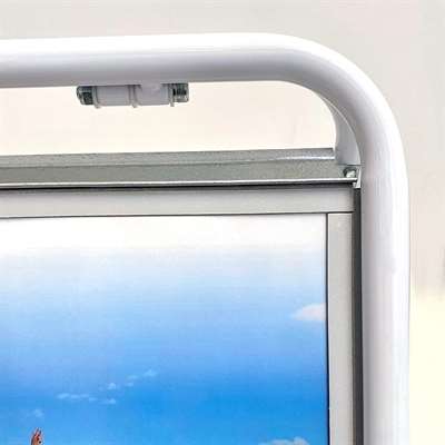 Expo Sign Kundenstopper mit PET-Frontkunststoff