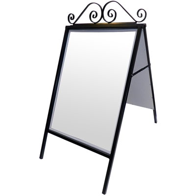 Antik Kundenstopper - 50x70 cm - schwarz