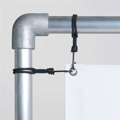 Banner Tube Freestanding Frame, freistehender Rahmen aus Aluminiumrohr 0,3 mm / Ø 48 mm - 200 x 50 cm