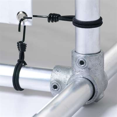 Banner Tube Freestanding Frame, freistehender Rahmen aus Aluminiumrohr 0,3 mm / Ø 48 mm - 200 x 50 cm