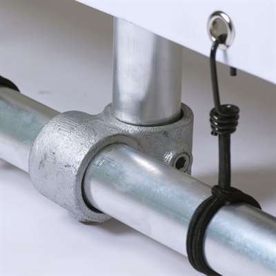 Banner Tube Freestanding Frame, freistehender Rahmen aus Aluminiumrohr 0,3 mm / Ø 48 mm - 200 x 50 cm