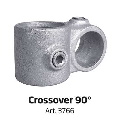 Banner Tube High Stand, freistehender Rahmen aus Aluminiumrohr 0,3 mm / Ø 48 mm - 150 x 100 cm