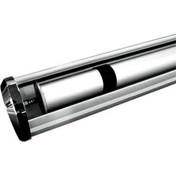 Motorrolle Roll-Up einseitig, Kassette, silber