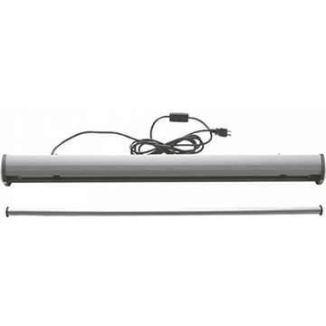 Motorrolle Roll-Up einseitig, Kassette, silber