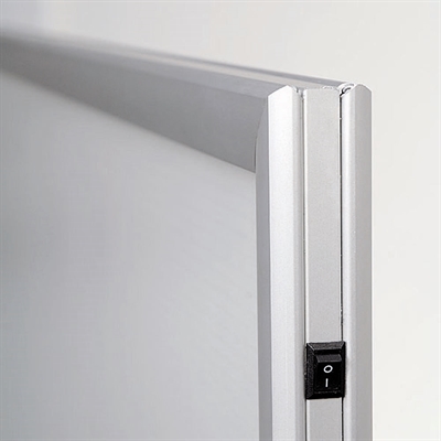 LED-Leuchtrahmen doppelseitig – vertikal